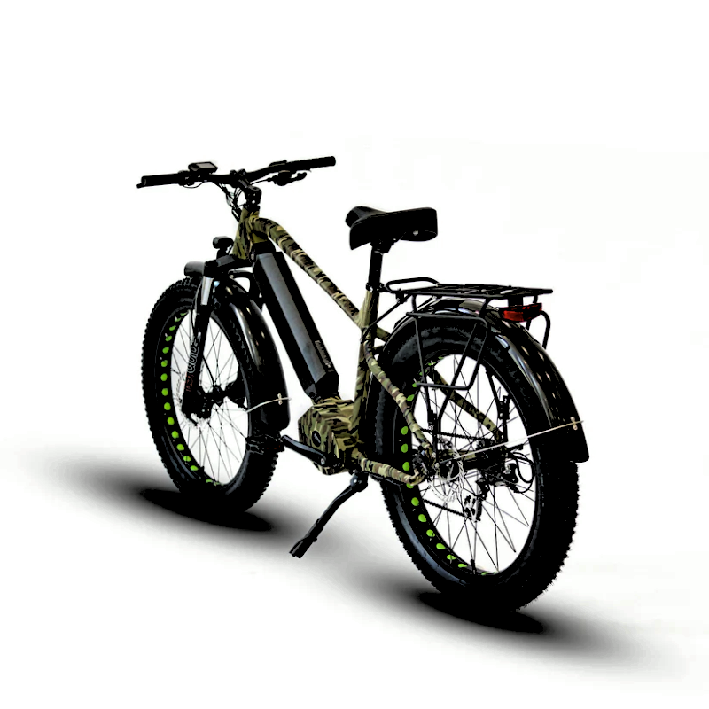 FAT-HD 1000W Mid-Drive 4inch Kenda Krusade Fat Tire 160Nm Torque E-Bike