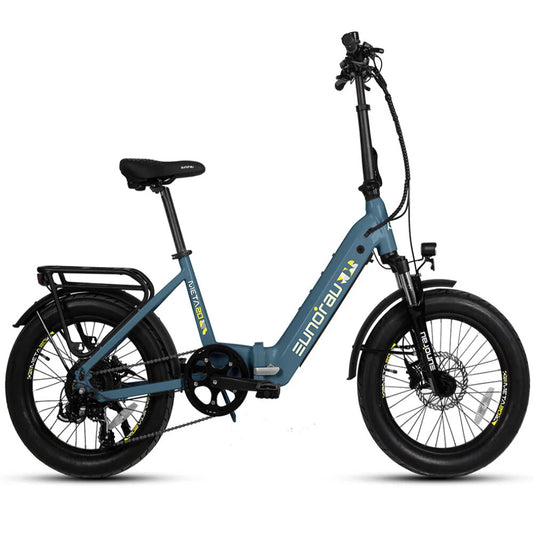 META FOLDABLE 48V 500W 20x3 55Nm ELECTRIC BIKE Steel Blue