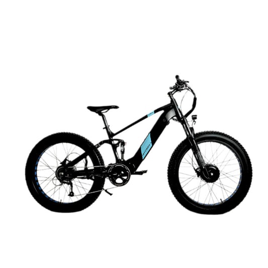 DEFENDER-S 4inch Tire 1500W AWD Mountain E-Bike 17inch Black